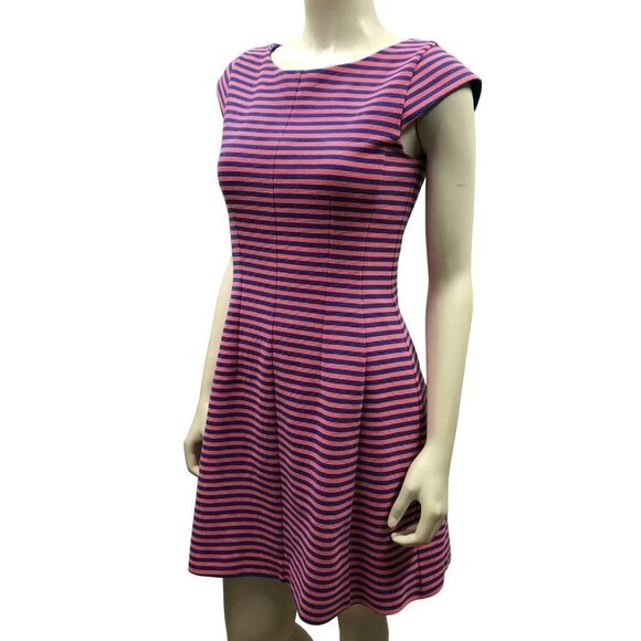 LILLY PULITZER BRIELLE‎ STRIPED CAP SLEEVE DRESS SIZE MD - Picture 2 of 7